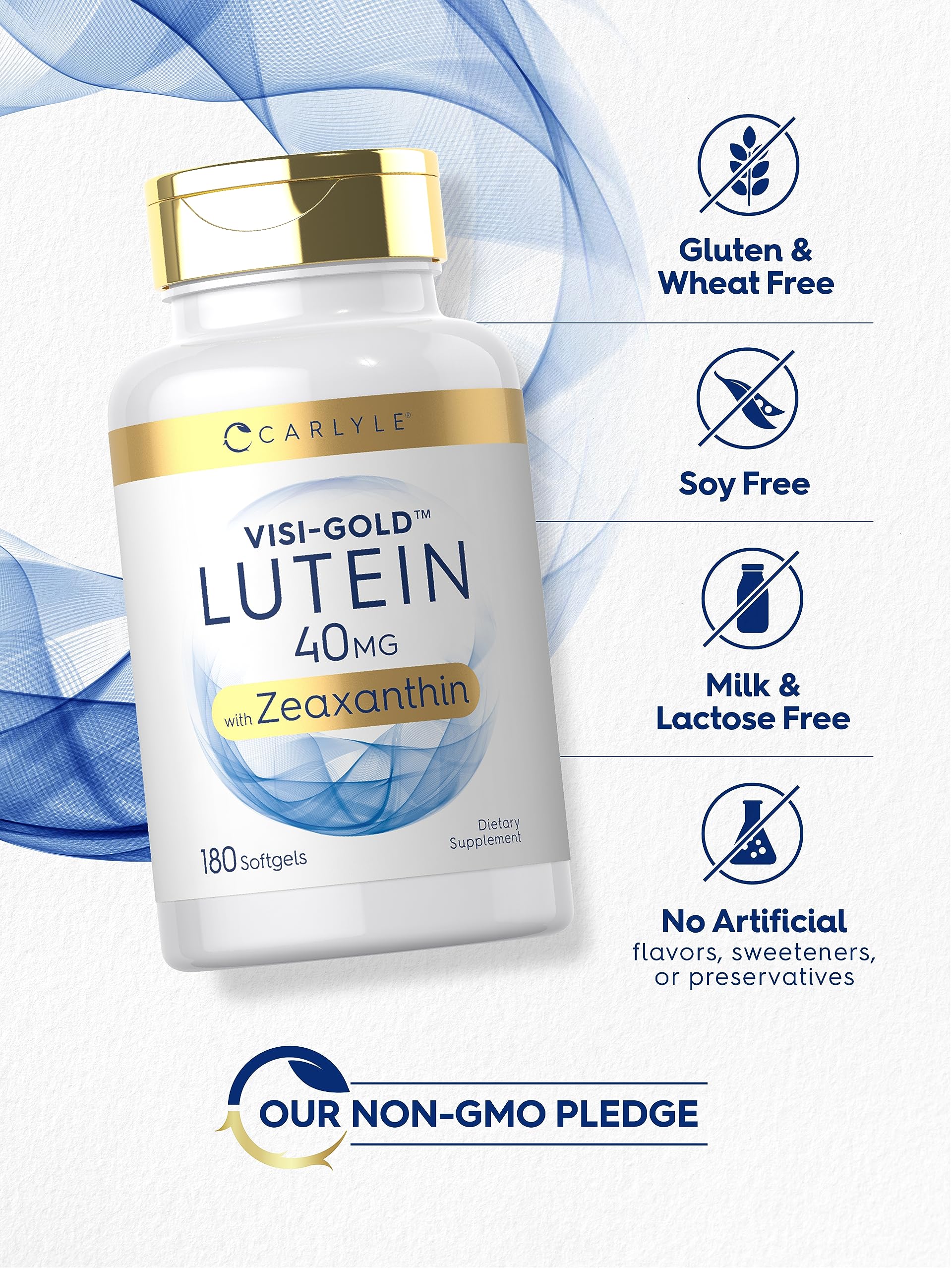 Carlyle Lutein and Zeaxanthin 40 mg | 180 Softgels | Eye Health Vitamins CarlyleBuy Supplements Australia