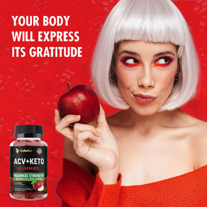 WELLUTION (2 Pack Gummies Apple Cider Vinegar - Formulated to Support Healthy Weight WELLUTIONBuy Supplements Australia