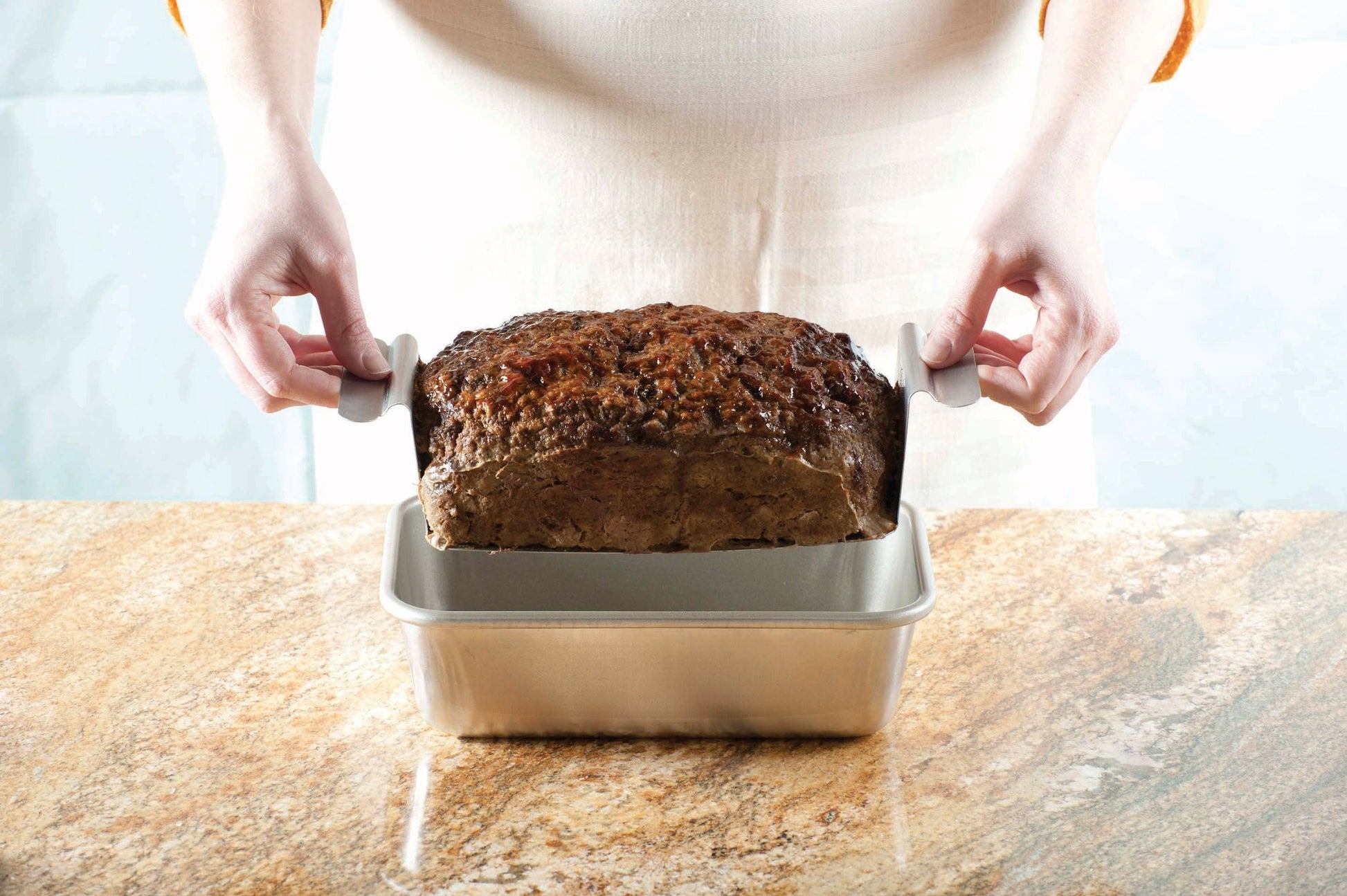 Nordic Ware Naturals Meat Loaf Pan with Lifting Trivet Nordic WareBuy Supplements Australia