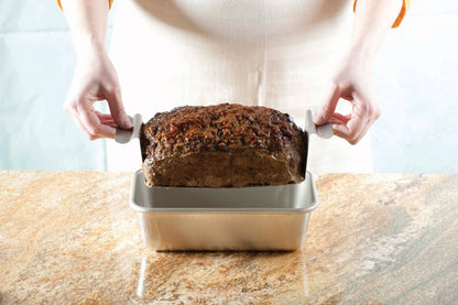Nordic Ware Naturals Meat Loaf Pan with Lifting Trivet Nordic WareBuy Supplements Australia