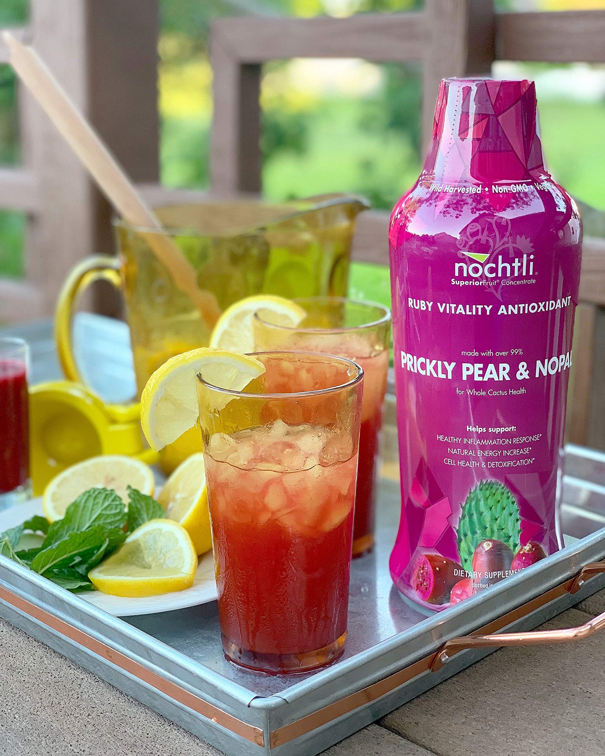 nochtli Recover Prickly Pear Liquid Supplement 1L (4-pack) Nochtli SuperiorFruitBuy Supplements Australia