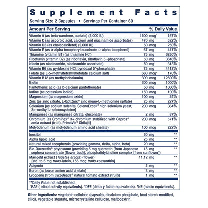 Life Extension Two-Per-Day Multivitamin, Vitamins B, C, D, zinc, Packed with Over 25 Vitamins, Minerals & extracts, Two-Month Supply Life ExtensionBuy Supplements Australia