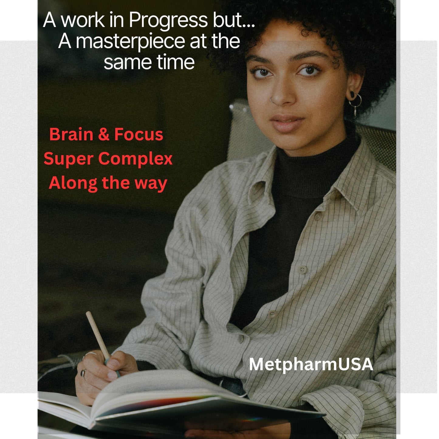 MetpharmUSA Brain & Focus Nootropic Super Complex Supplement for Brain Support and Performance, Improved Focus Memory and Mental Performance MetpharmUSABuy Supplements Australia