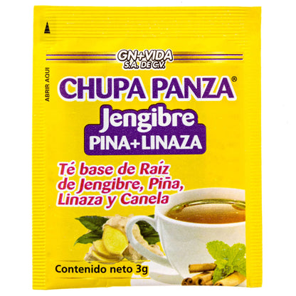 Tea CHUPA Panza, Tea Based ONGINGER Root, PINNEAPPLE, Flaxseed & Cinnamon GN+VidaBuy Supplements Australia