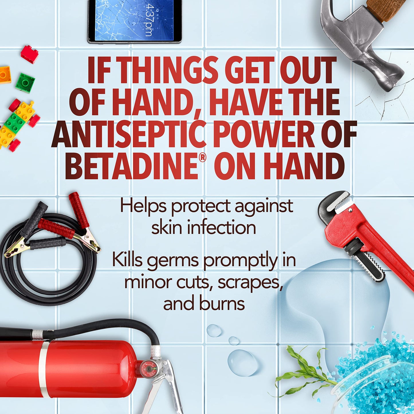 Betadine Antiseptic Liquid First Aid Solution, Povidone-iodine 10%, Infection BetadineBuy Supplements Australia