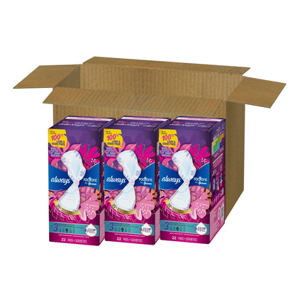 Always Radiant Feminine Pads For Women, Size 3 Extra Heavy Absorbency, With Flexfoam AlwaysBuy Supplements Australia