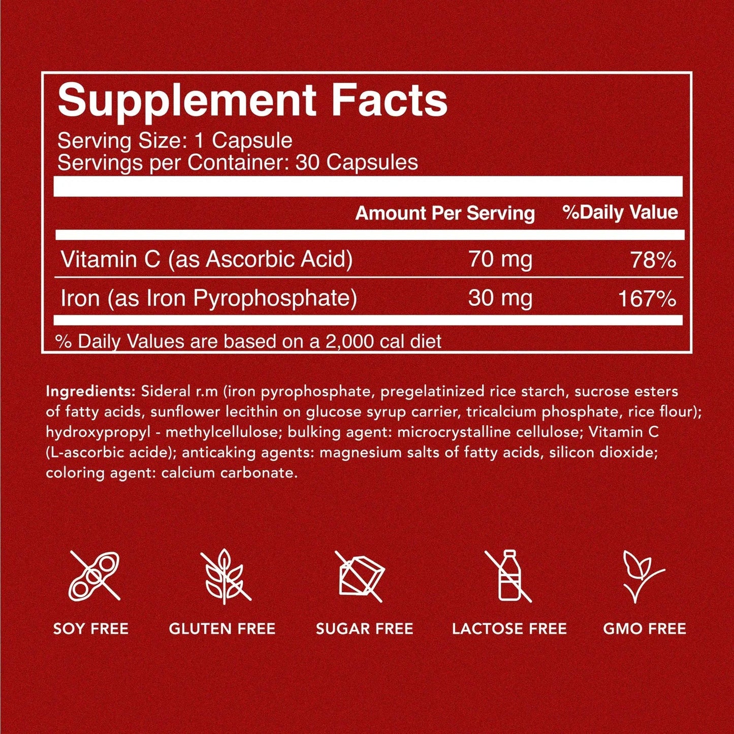 SiderAL Forte Iron Supplement Clinically Proven to Increase Levels Without Side Effects | Sucrosomial High Absorption Gentle Iron Pills for Women and Men | PHARMANUTRABuy Supplements Australia