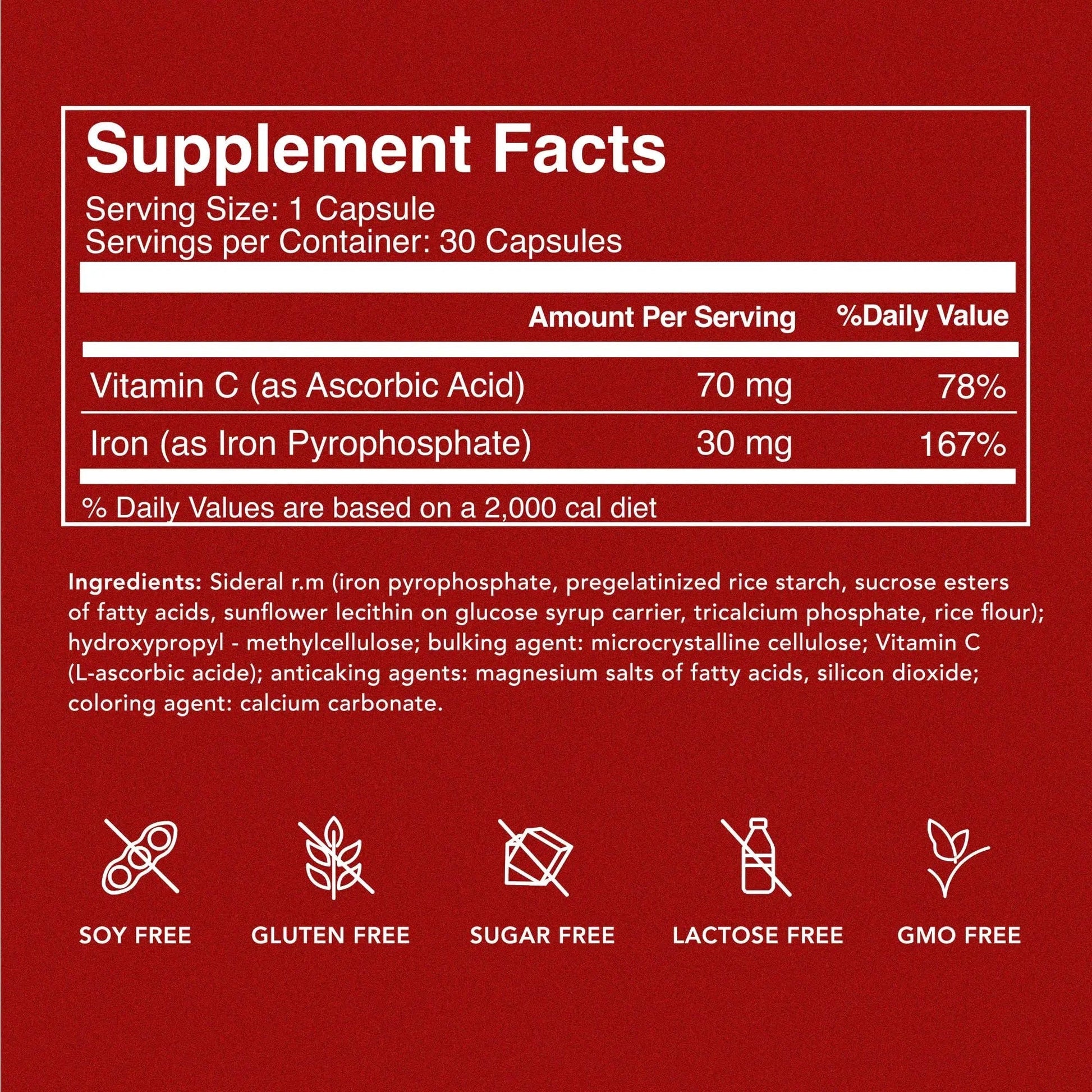 SiderAL Forte Iron Supplement Clinically Proven to Increase Levels Without Side Effects | Sucrosomial High Absorption Gentle Iron Pills for Women and Men | PHARMANUTRABuy Supplements Australia