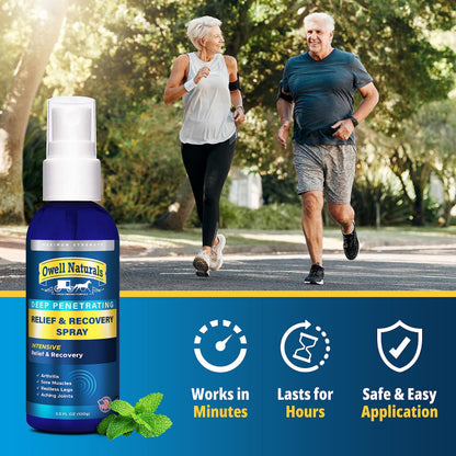 Amish Origins Deep Penetrating Pain Relief Liquid Spray - Fast-Acting, Natural Relief for Muscle Aches, Joint Pain, and Stiffness - 3.5 oz Spray Bottle Amish OriginsBuy Supplements Australia