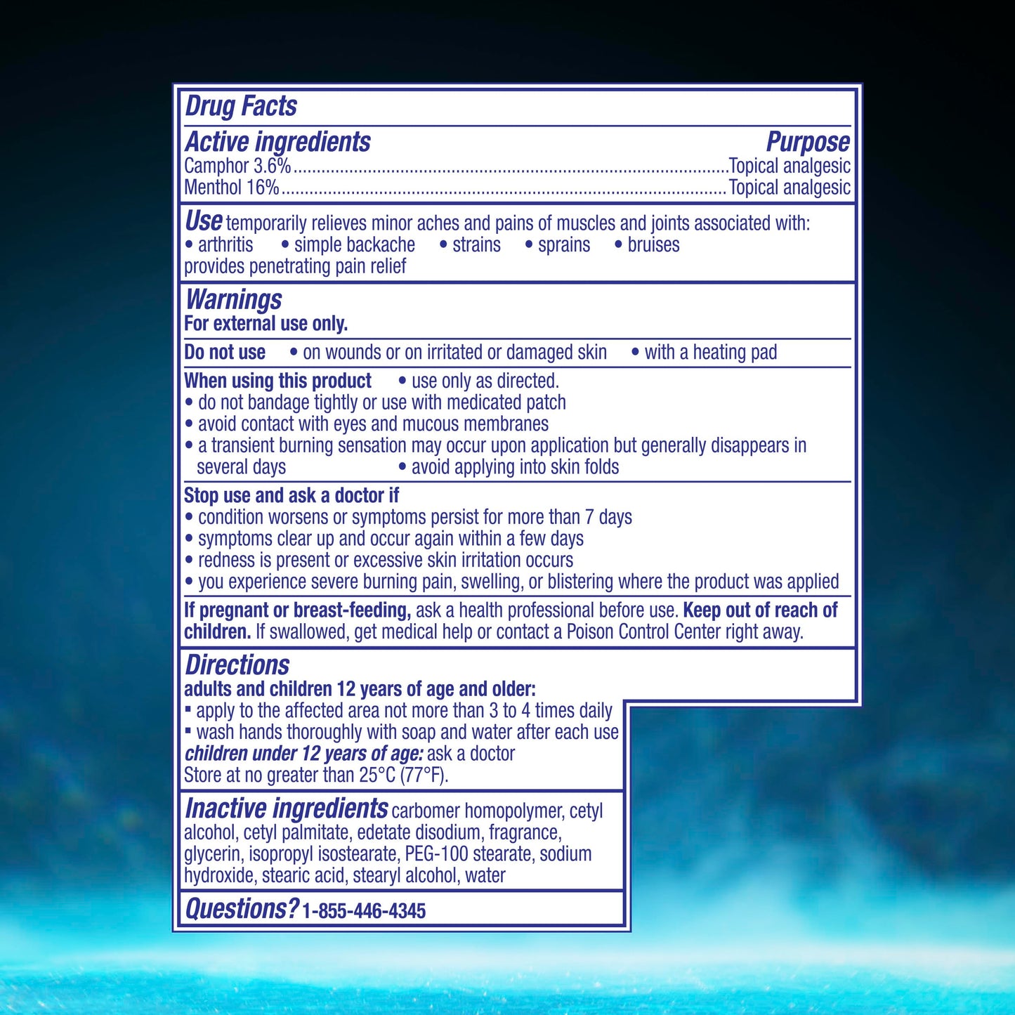 Vicks VapoFreeze Topical Pain Cream 3.0oz, Maximum Strength Menthol+ for Muscle Pain Relief, Joint Pain Relief, Knee Pain Relief, Back Pain Relief, Cream for Pain Relief, Topical Pain Relief VicksBuy Supplements Australia