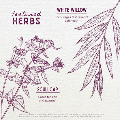 WishGarden Herbs Cranial Comfort - Plant-Based Herbal Supplement with White Willow Bark Extract, Lavender & Scullcap Supports Release of Head, Neck & Shoulders Tension, Stress & Muscle Tension, 4oz WishGardenBuy Supplements Australia