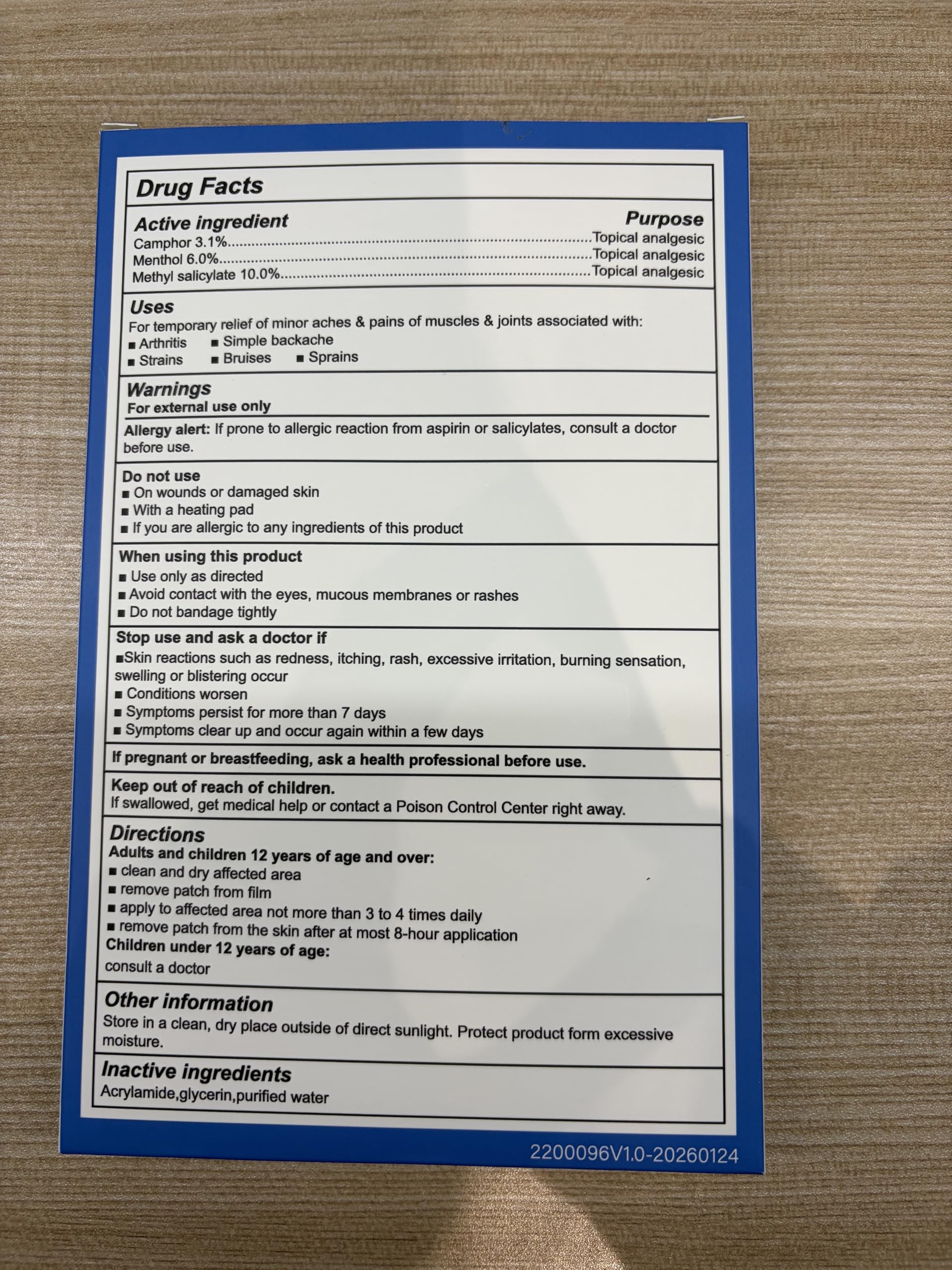 Teemofe Reusable Pain Patch, for Sore Muscle Relief - Pain Relief Patches for Back, Foot, Knee, Neck & More, Easy Adhesive Application, Fast Acting - Includes 1 Patch, 3 Adhesives&1 Carry Case-0327-1 TeemofeBuy Supplements Australia