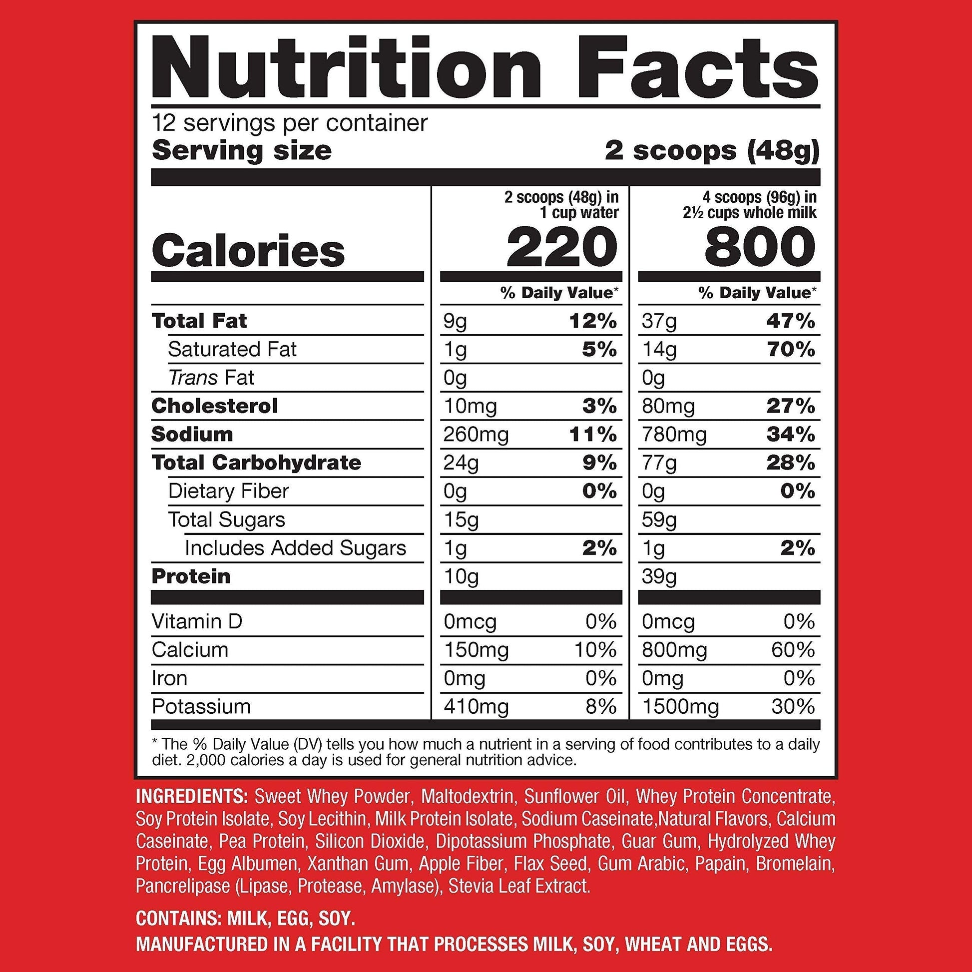 Naturade Weight Gain Instant Nutrition Drink Mix, Vanilla ,20.3 Ounce NaturadeBuy Supplements Australia
