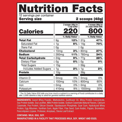 Naturade Weight Gain Instant Nutrition Drink Mix, Vanilla ,20.3 Ounce NaturadeBuy Supplements Australia
