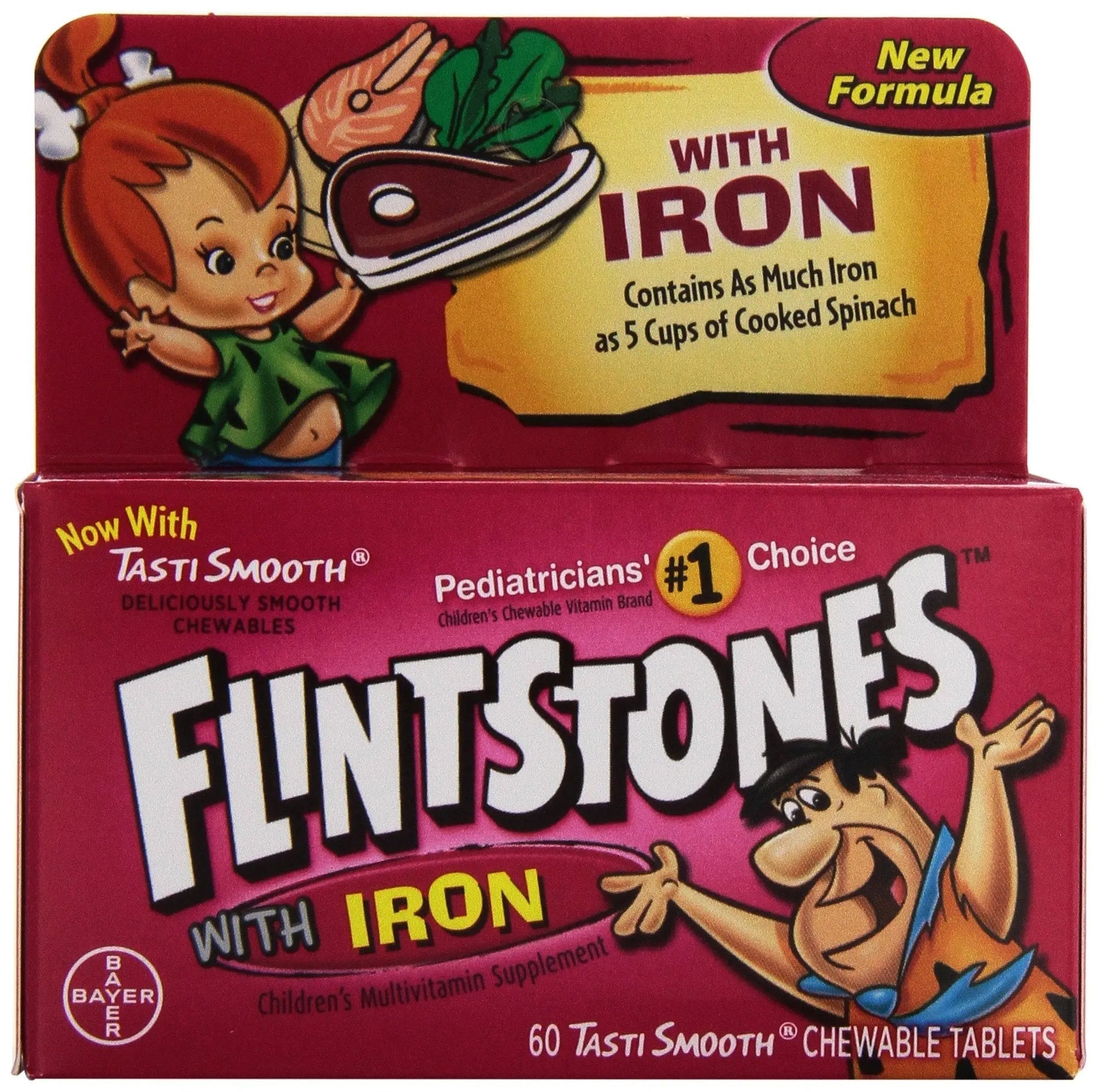 Flintstones Multi Vitamins With Iron, 60 ct Flintstones VitaminsBuy Supplements Australia