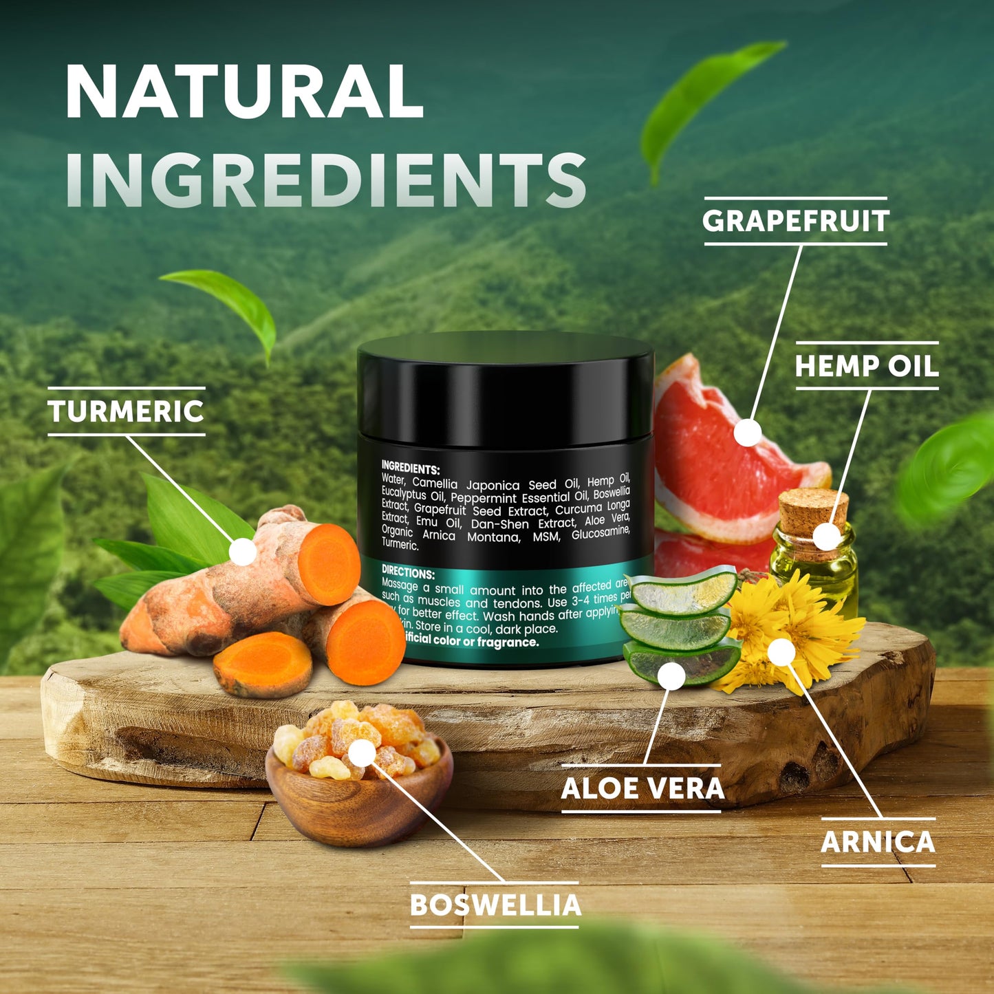 KINPAR Cream - Professional Gel Formula with Natural Turmeric, Arnica, MSM, Glucosamine, Eucalyptus & Emu Oil – Maximum Strength – Formulated in The USA - 4 oz KINPARBuy Supplements Australia