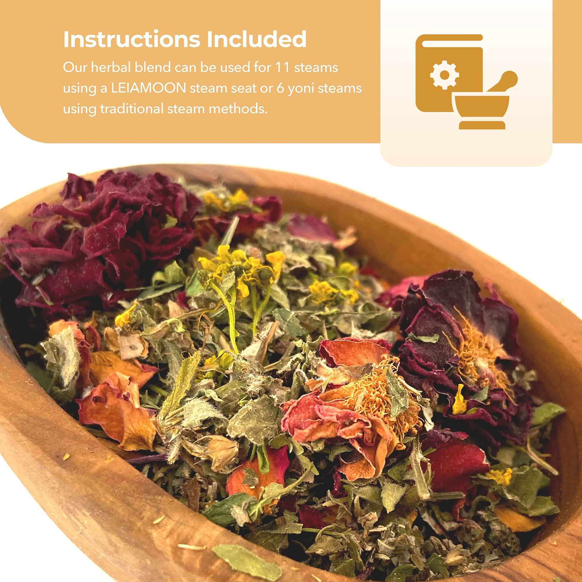 Yoni Steam Herbs Creativity Blend, Receptivity & Fertility Yoni Herbs for Cleansing and Toning LeiamoonBuy Supplements Australia