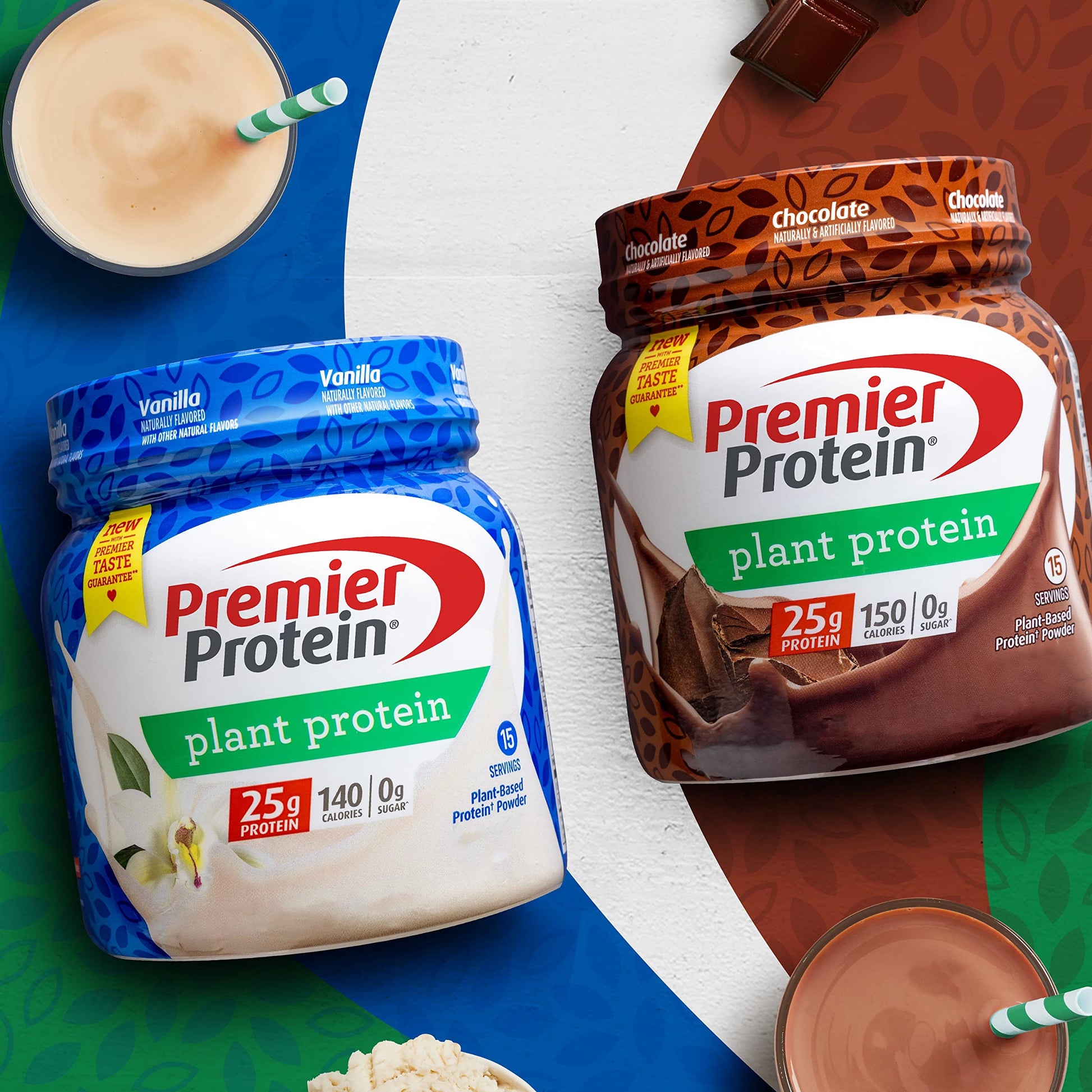 Premier Protein Powder Plant Protein, Chocolate, 25g Plant-Based Protein, 0g Sugar Premier ProteinBuy Supplements Australia
