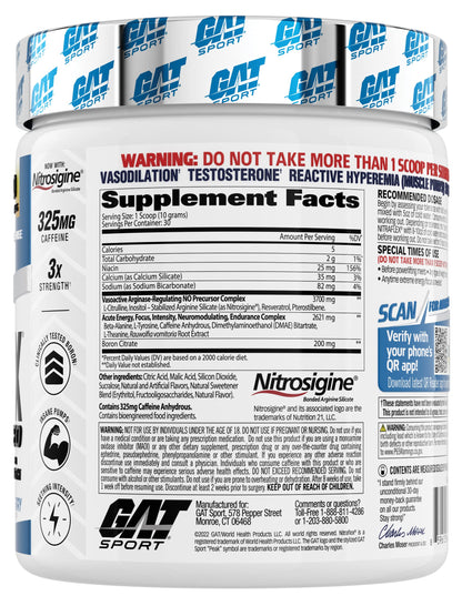 GAT SPORT Nitraflex Advanced Pre-Workout Powder, Increases Blood Flow GAT SPORTBuy Supplements Australia