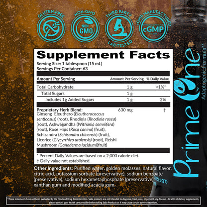 HerbFuse Ashwagandha Liquid Shots – Stress Relief Supplement for Calm Mood & Energy Support – Adaptogen Formula with Rhodiola, Reishi & Ginseng – Fast Absorption – 30 Servings – Saba Prime One HerbFuseBuy Supplements Australia