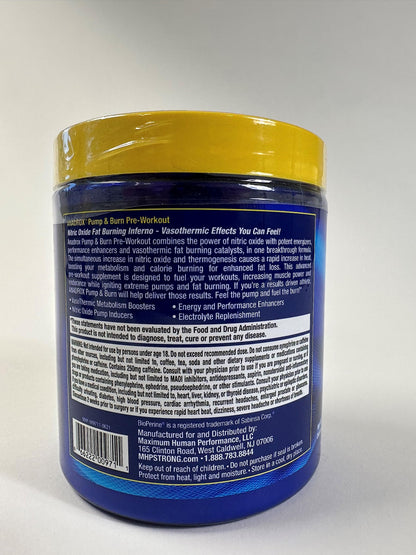 Maximum Human Performance Mhp Anadrox Pre-Workout, Nitric Oxide, Energy, Pumps, Wild Cherry