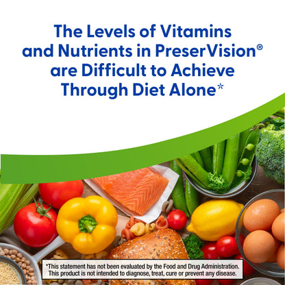 PreserVision AREDS 2 Eye Vitamins, #1 Eye Doctor Recommended Brand, Chewable Lutein and Zeaxanthin Supplement with Vitamin C, Vitamin E,Zinc, and Copper, Mixed Berry, 60 Tablets PreserVisionBuy Supplements Australia