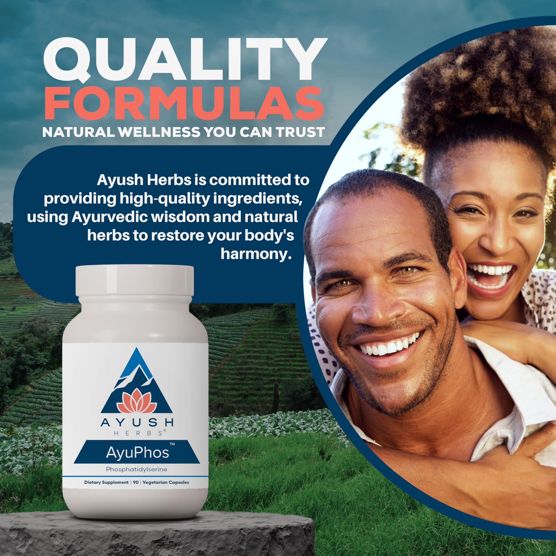 Ayush Herbs AyuPhos - Phosphatidylserine Supplement for Men & Women, Soy-Free Phosphatidyl Serine, Brain, Memory, & Cognitive Support for Adults, 200mg Per Pill - 45 Servings Ayush HerbsBuy Supplements Australia