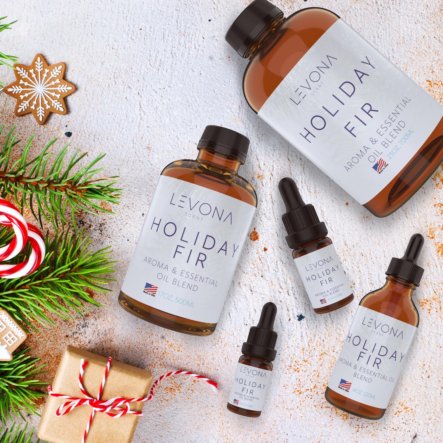 Levona Scent Christmas Essential Oils for Diffuser: Holiday Fir Essential Oil for Diffusers for Home LEVONA SCENTBuy Supplements Australia