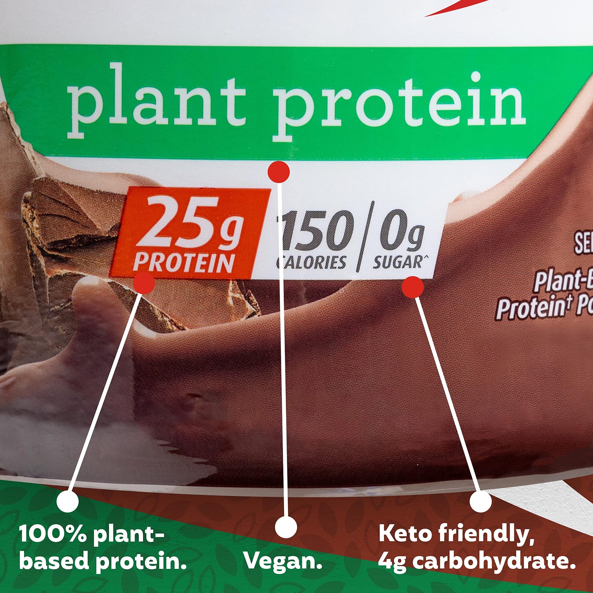 Premier Protein Powder Plant Protein, Chocolate, 25g Plant-Based Protein, 0g Sugar Premier ProteinBuy Supplements Australia
