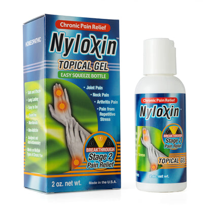 Nyloxin Easy Squeeze Bottle Arthritis Pain Relief Gel, Back Pain Relief, Neuropathy Pain Relief, Nerve Pain Relief, Knee Pain Relief, Foot Pain Relief, Muscle Pain Relief, Joint Pain Relief (2 oz) NyloxinBuy Supplements Australia