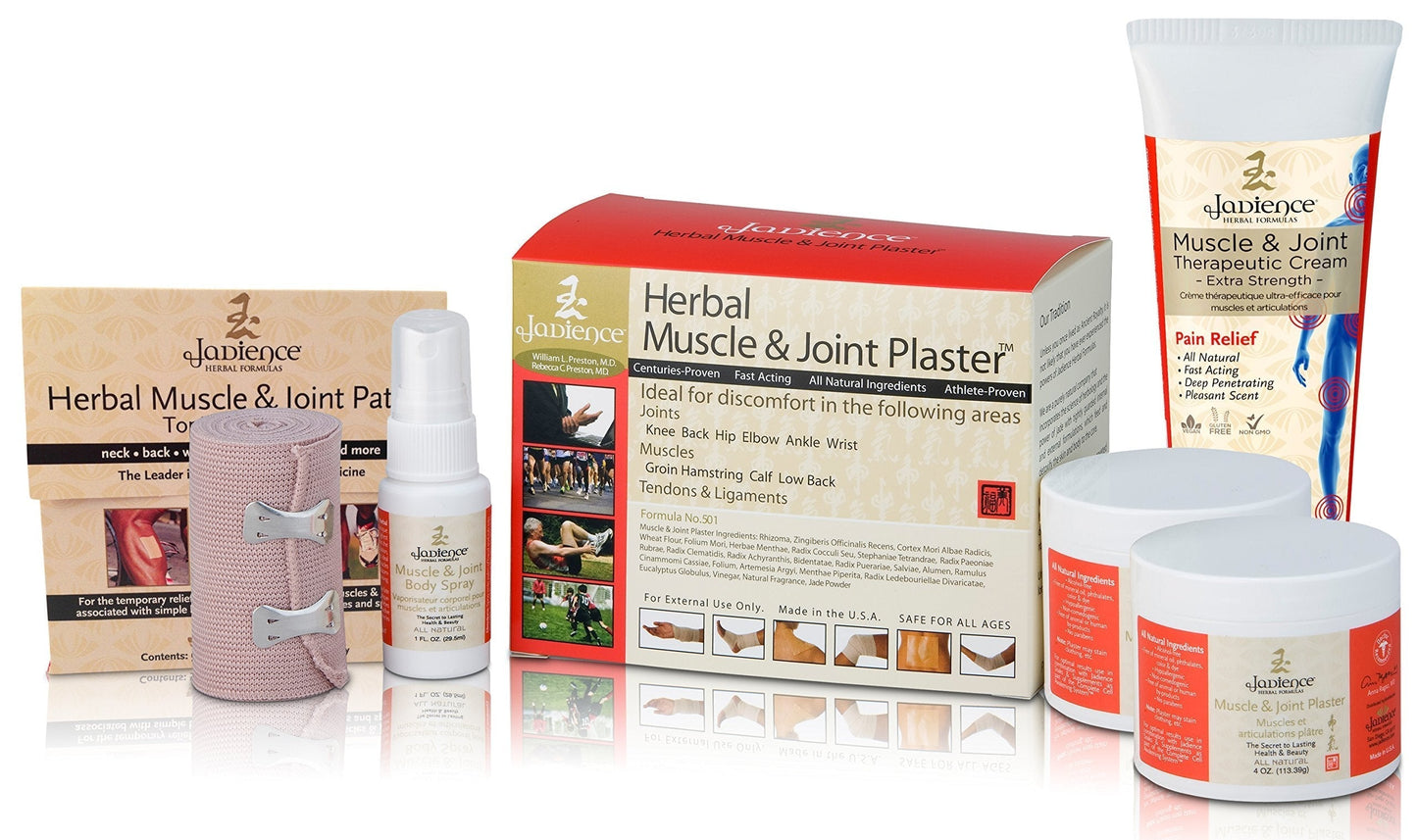 Jadience Severe Pain Relief Kit: Penetrates Deep for Muscle Pull Recovery, Joint Support & Sciatic Nerve| Dit Da Jow Topical Analgesic for Back, Neck, Shoulders, Hips, Knees, Ankles, Elbows & Wrists JADIENCEBuy Supplements Australia