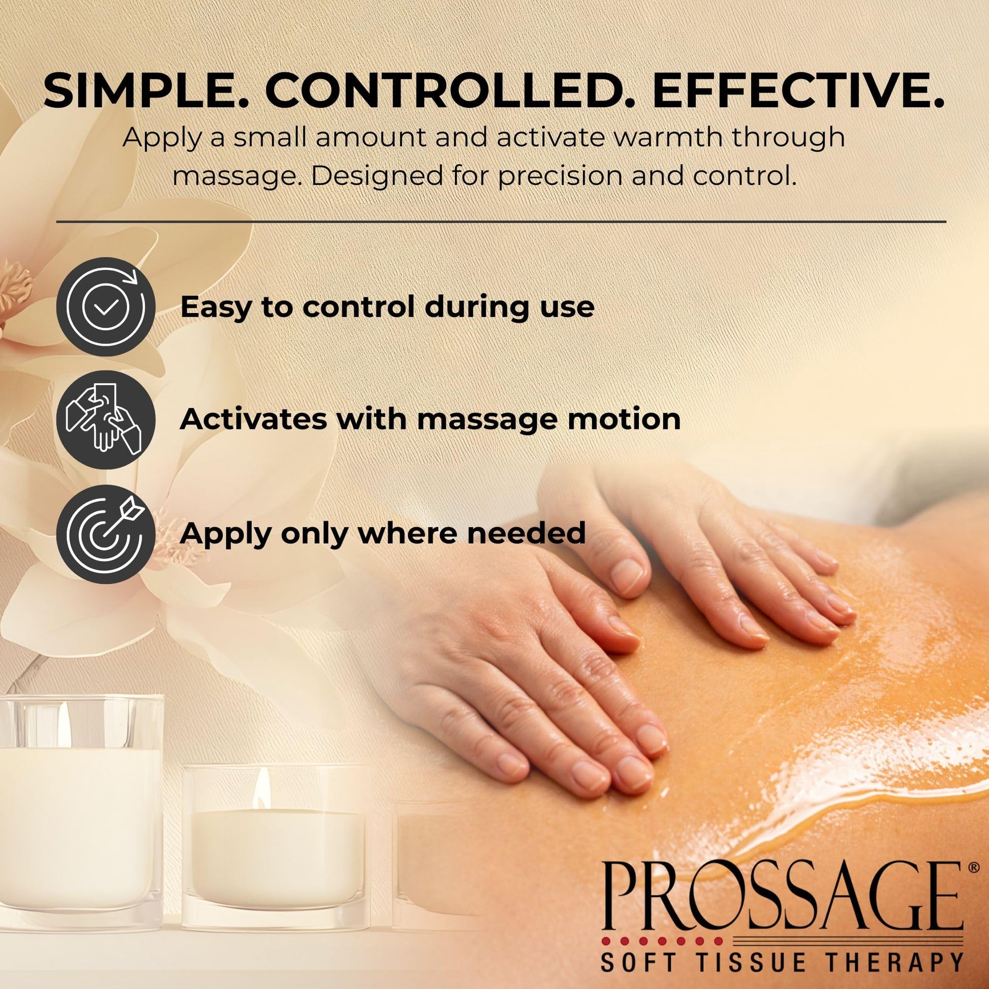 Prossage Heat Warming Relief Massage Oil for Therapuetic Massages, Deep Tissue Massages, and Aromatherapy, Topical Reliever, 8 Ounce Bottle THERABANDBuy Supplements Australia