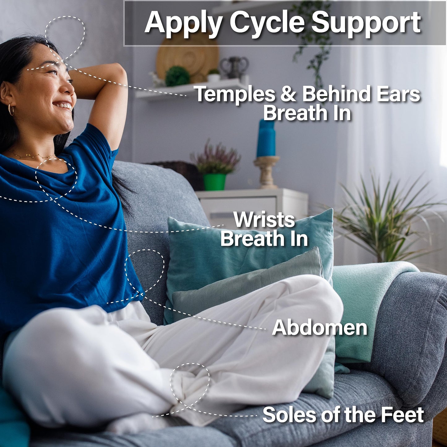 NV Superfoods Cycle Support - Essential Oil Roll-On - 10 ml – 100% Pure Therapeutic Grade NV SuperfoodsBuy Supplements Australia