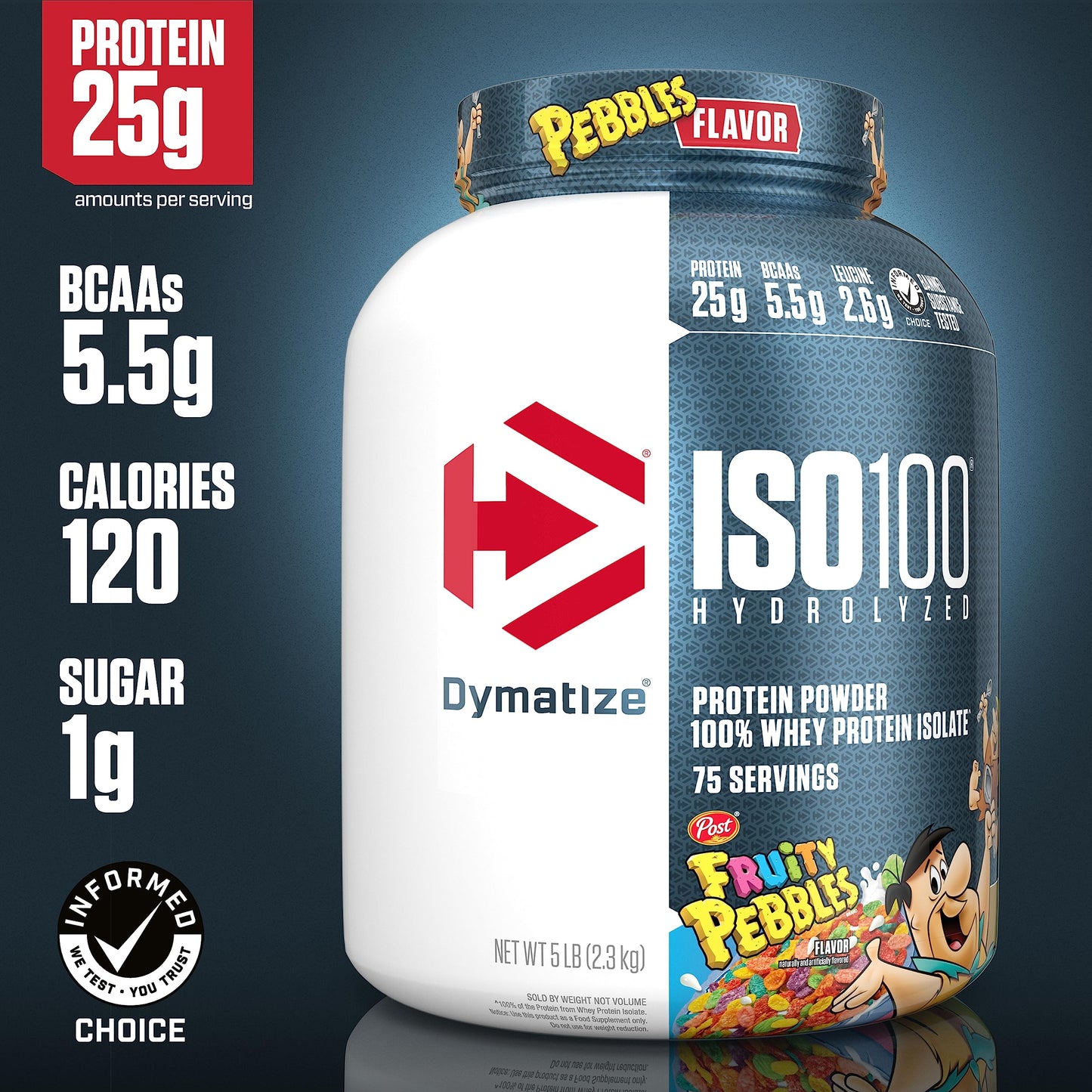 Dymatize ISO100 Hydrolyzed Protein Powder, 100% Whey Isolate, 25g of Protein, 5.5g DymatizeBuy Supplements Australia