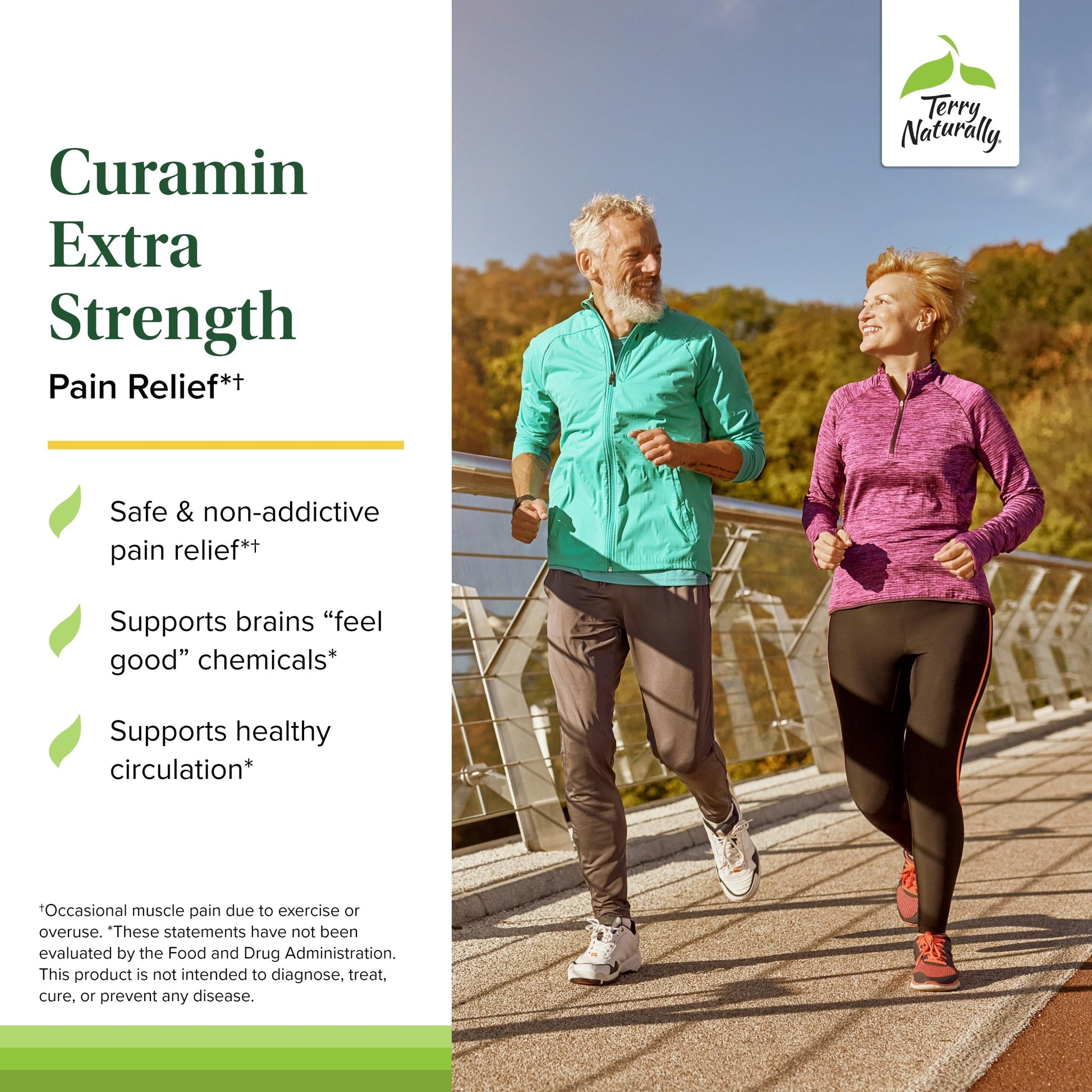 Terry Naturally Curamin Extra Strength - Curcumin & Boswellia for Healthy Circulation Support - Turmeric Supplement to Support Joints, Muscle Health & Endorphin Production - 90 Tablets Terry NaturallyBuy Supplements Australia