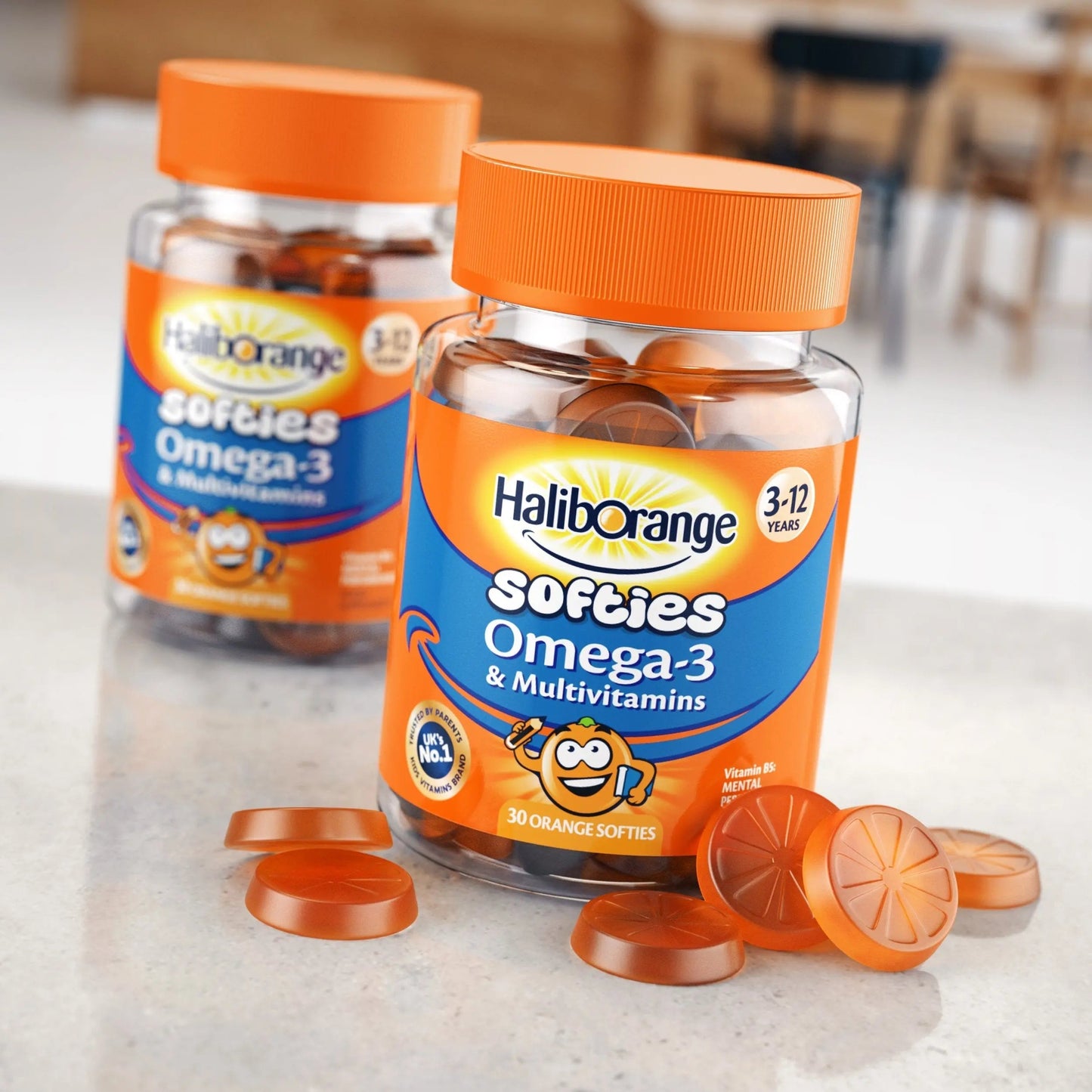 Haliborange Kids Vitamins Omega-3 and Multivitamin Orange Softies 30s HaliborangeBuy Supplements Australia
