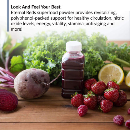 BioTrust Eternal Reds, Red Superfoods Powder, Support for Heart Health and Circulation, Energy, Stamina, No Added Sugar or Caffeine, Naturally Flavored and Sweetened, Berry Flavor (30 Servings) BioTrustBuy Supplements Australia