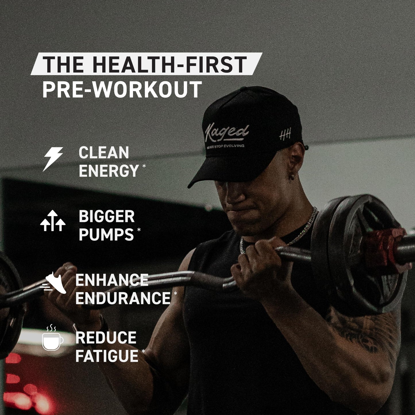 Kaged Stimulant Free Pre Workout Powder | Fruit Punch | Pre-Kaged | Formulated with Creatine, Beta Alanine | No Jitters | 20 Servings