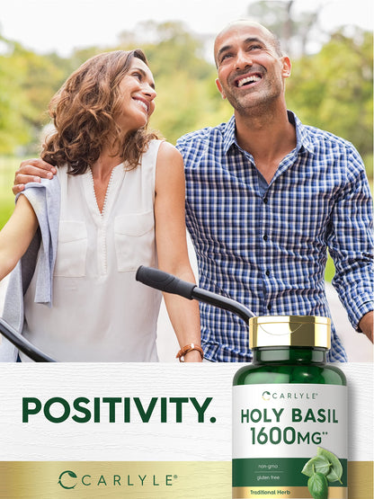 Carlyle Holy Basil Capsules 1600 mg | 200 Count | Tulsi Holy Basil Leaf Extract | Herbal CarlyleBuy Supplements Australia