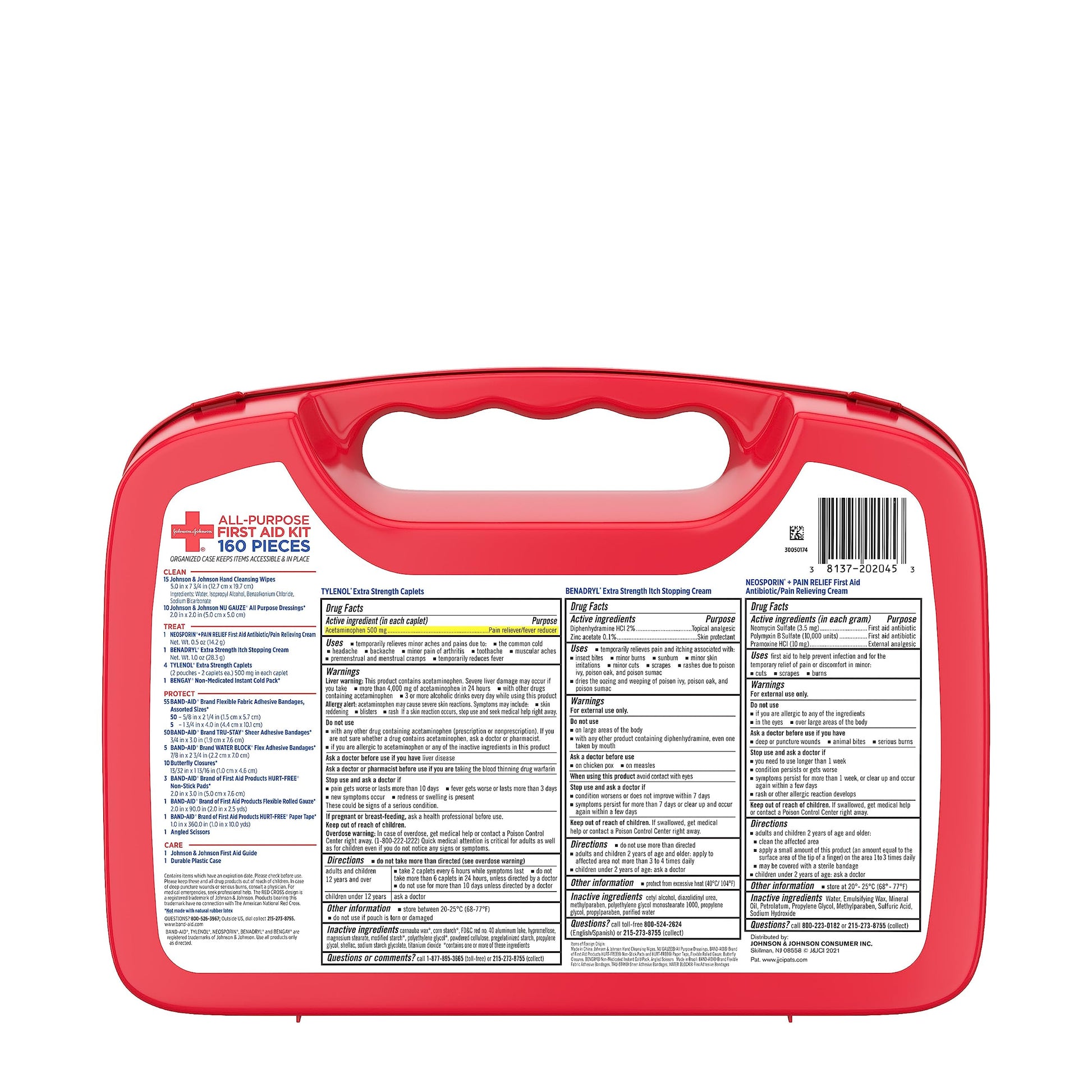 Johnson & Johnson All-Purpose Portable Compact First Aid Kit for Minor Cut Johnson & JohnsonBuy Supplements Australia