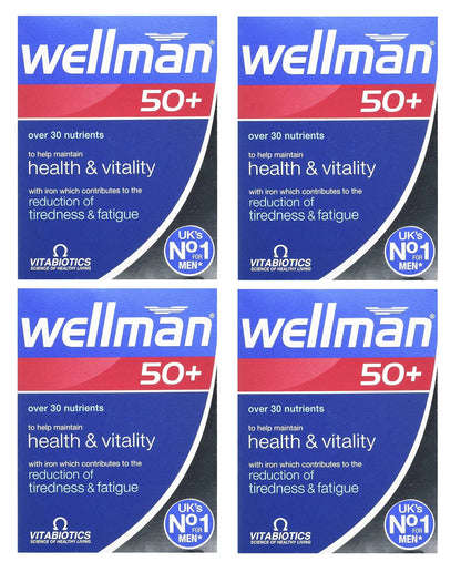 Wellman 4 X 50+ 30 Tablets WellmanBuy Supplements Australia