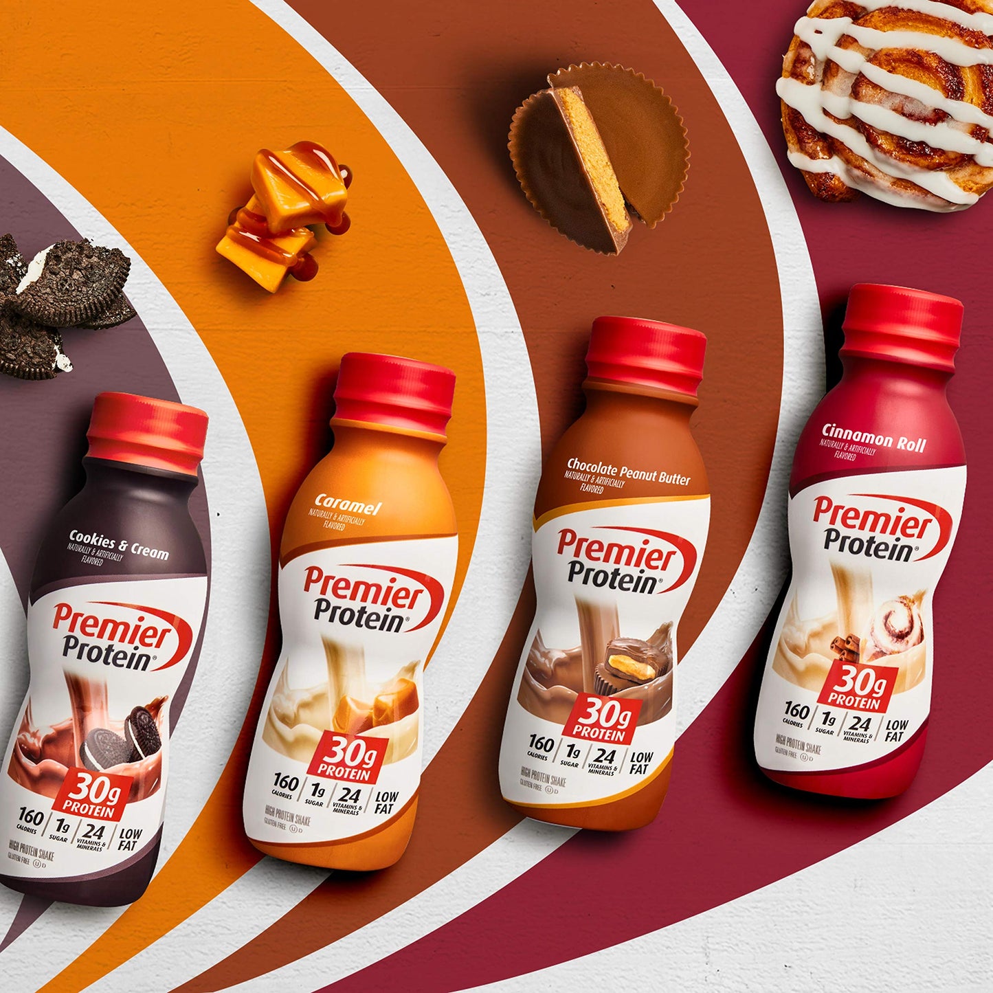Premier Protein Shake, Chocolate Peanut Butter Liquid, 30g Protein, 1g Sugar, 24 Vitamins Premier ProteinBuy Supplements Australia