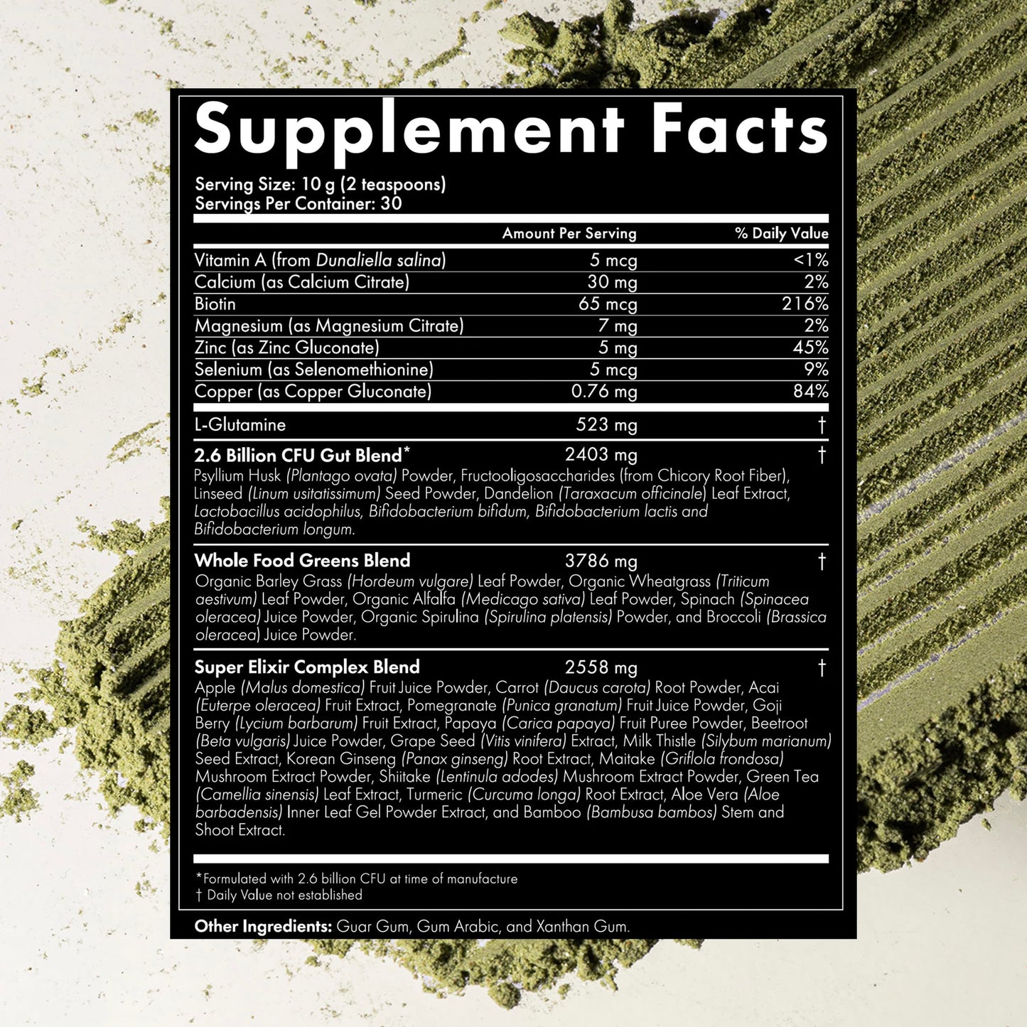 WelleCo The Super Elixir, Daily Greens Powder with Probiotics, Superfoods & Whole Foods, Unflavored Drink Mix for Gut Health, Immunity, Energy, Skin & Hair, 10.5oz Jar WelleCoBuy Supplements Australia