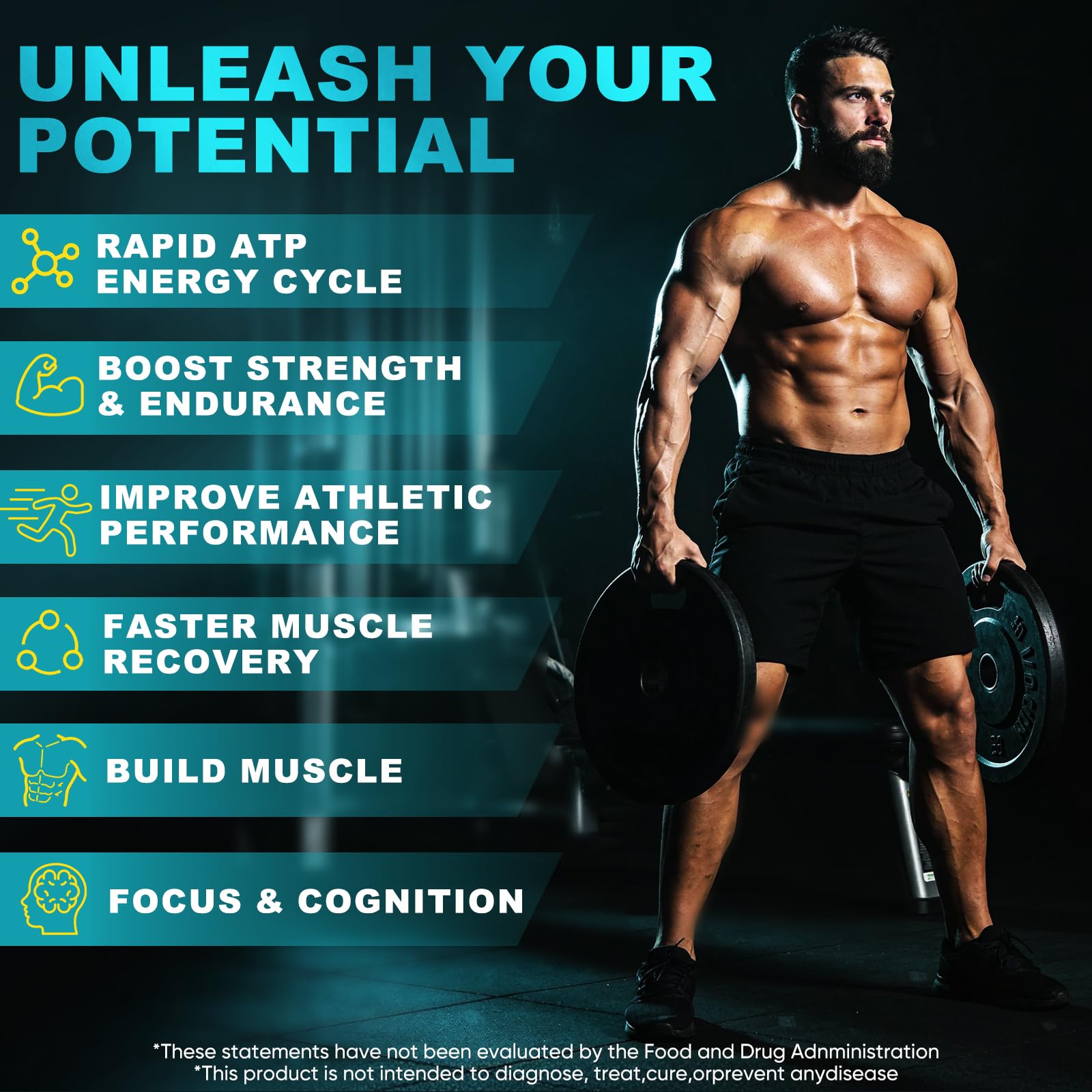 99.99% Creatine Monohydrate Gummies for Men Women 5g, 7-in-1 Pre-Workout Complex with BCAA, Taurine, B12/6 & Electrolytes, 6X Boost Energy, Muscle Strength & Recovery - Maple Wellness Supplements