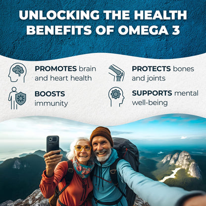 PUREHEALTH RESEARCH Complete Omega 3 Fish Oil Softgels - Omega-3 Fatty Acid Supplements- EPA DHA Supplement - Non-GMO- 90 Soft Gels PUREHEALTH RESEARCHBuy Supplements Australia