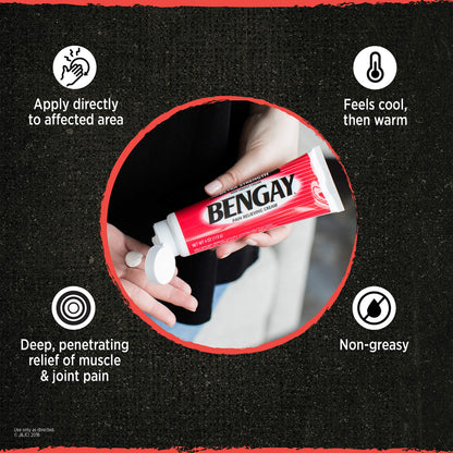 Vanishing Scent Bengay Relief Gel, Non-Greasy Topical Reliever with Cooling Menthol, 2 oz BengayBuy Supplements Australia