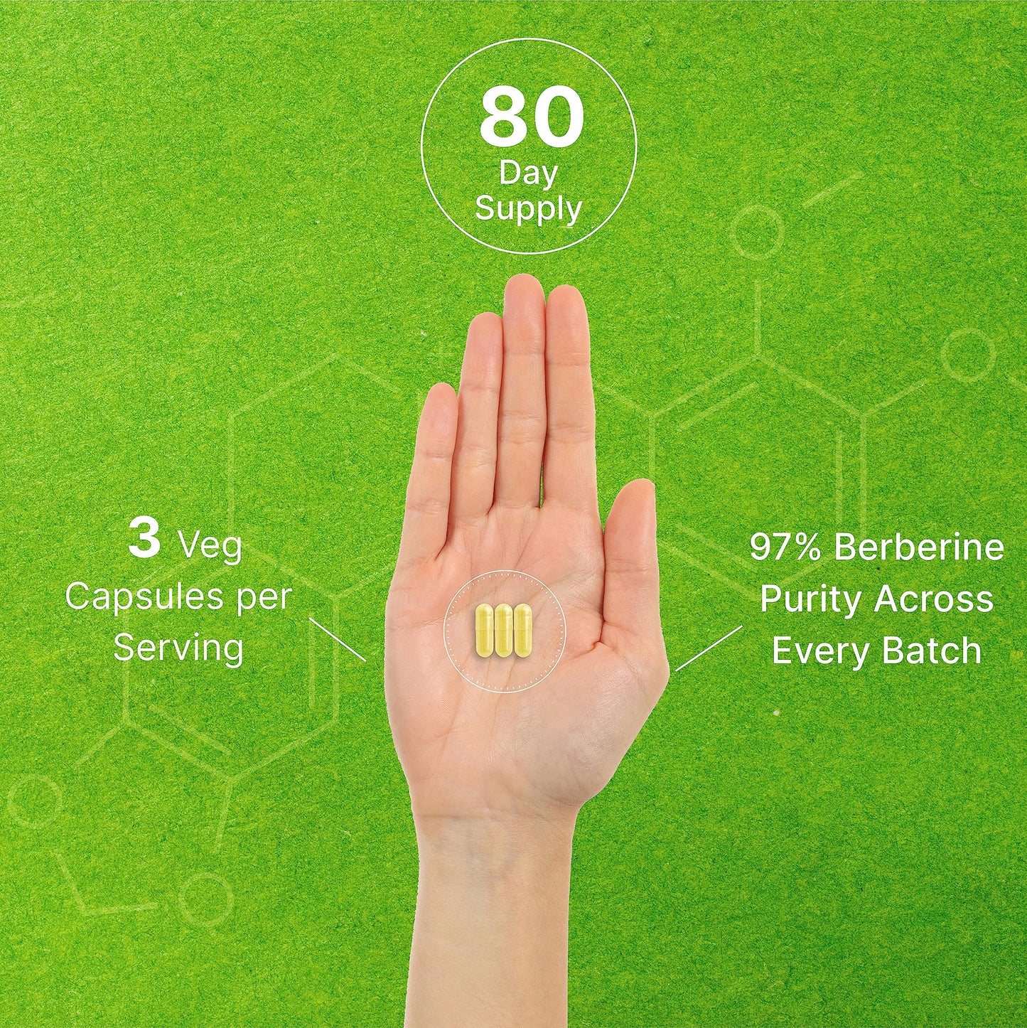 Berberine Supplement 500mg Per Capsule (1500mg Per Serving) | 240 Veggie Capsules DEAL SUPPLEMENTBuy Supplements Australia
