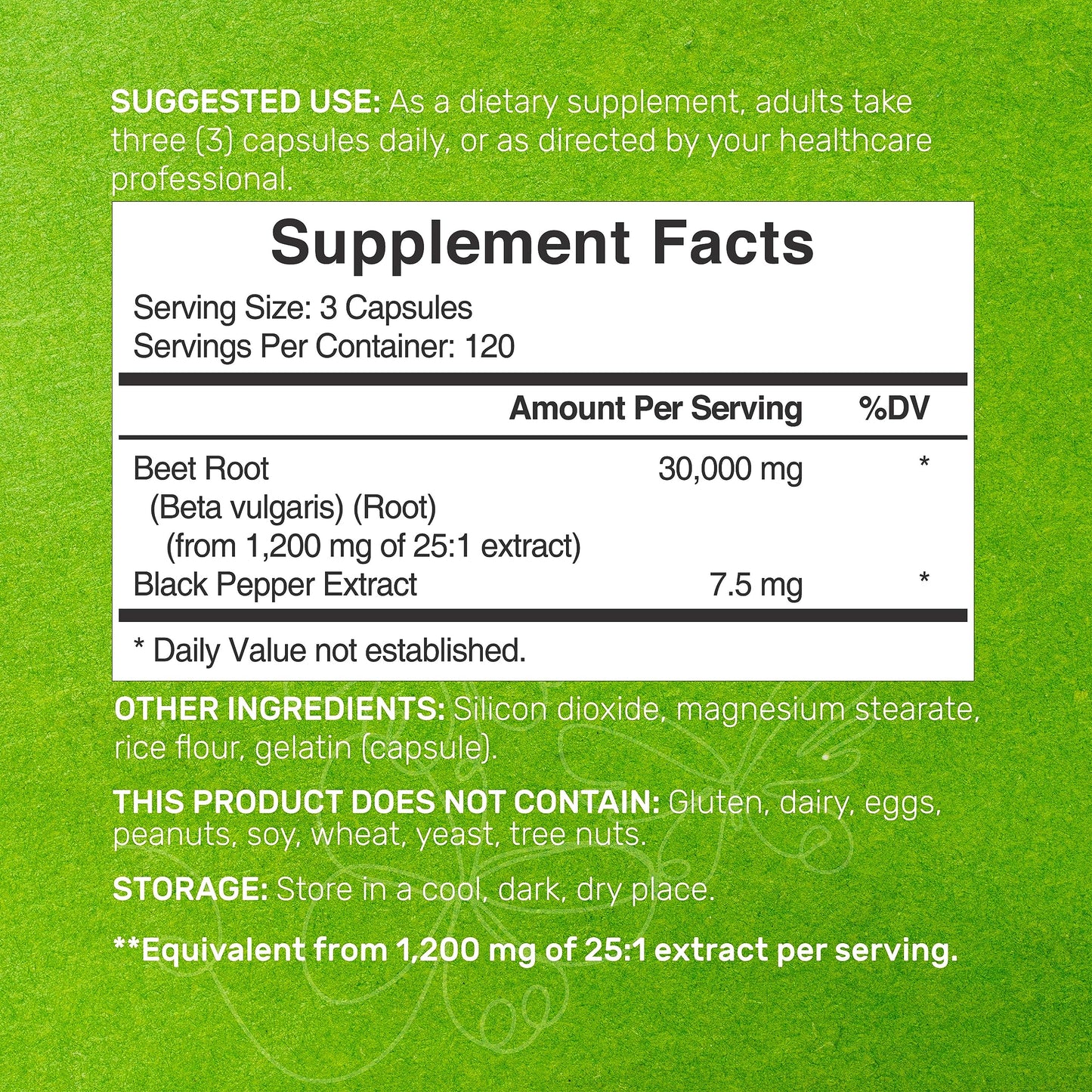 Beet Root Capsules 30000mg Per Serving, 360 Count, with Black Pepper Extract – Enhanced DEAL SUPPLEMENTBuy Supplements Australia