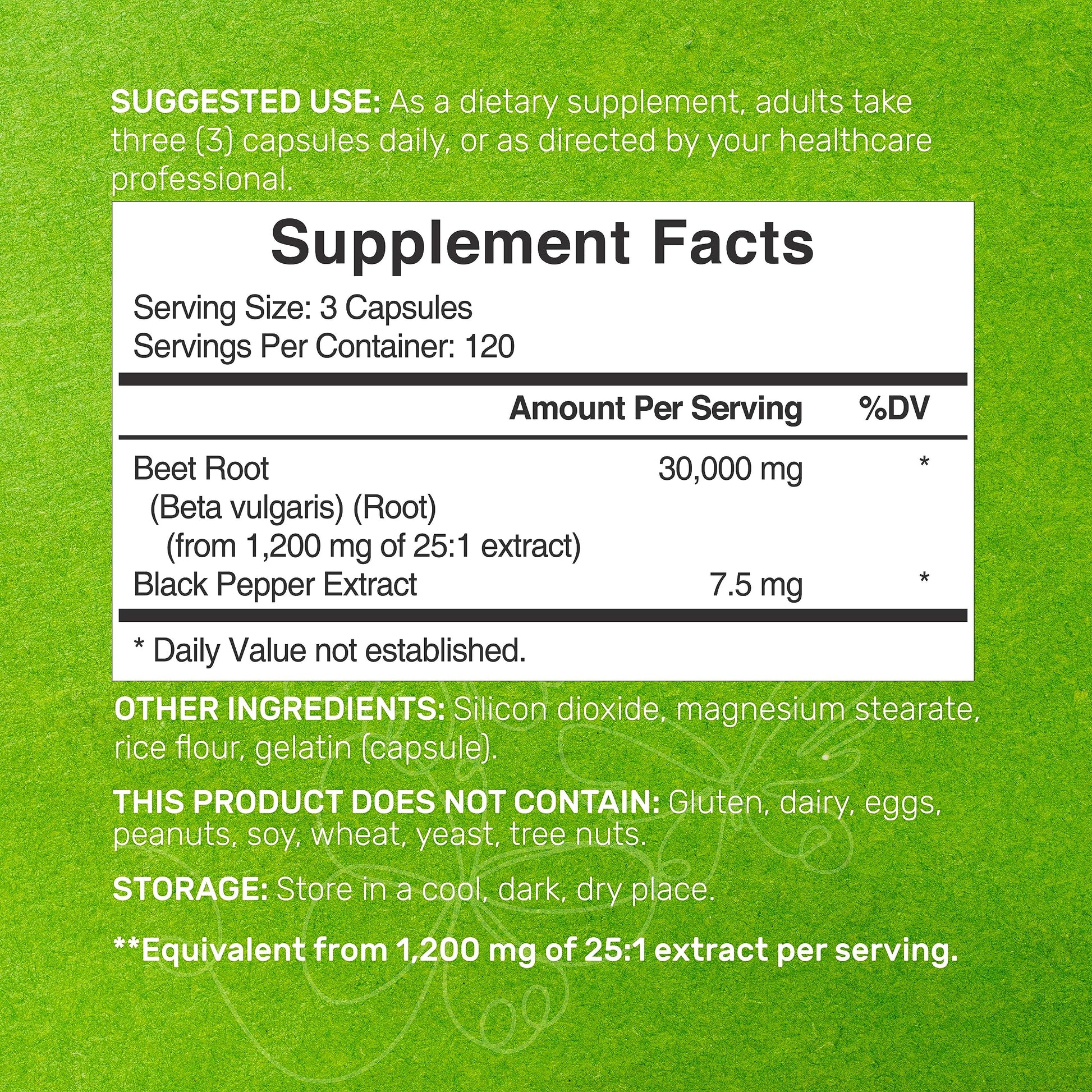 Beet Root Capsules 30000mg Per Serving, 360 Count, with Black Pepper Extract – Enhanced DEAL SUPPLEMENTBuy Supplements Australia