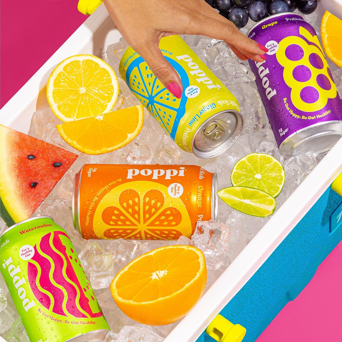 POPPI Sparkling Prebiotic Soda, Beverages w/Apple Cider Vinegar, Seltzer Water & Juice poppiBuy Supplements Australia